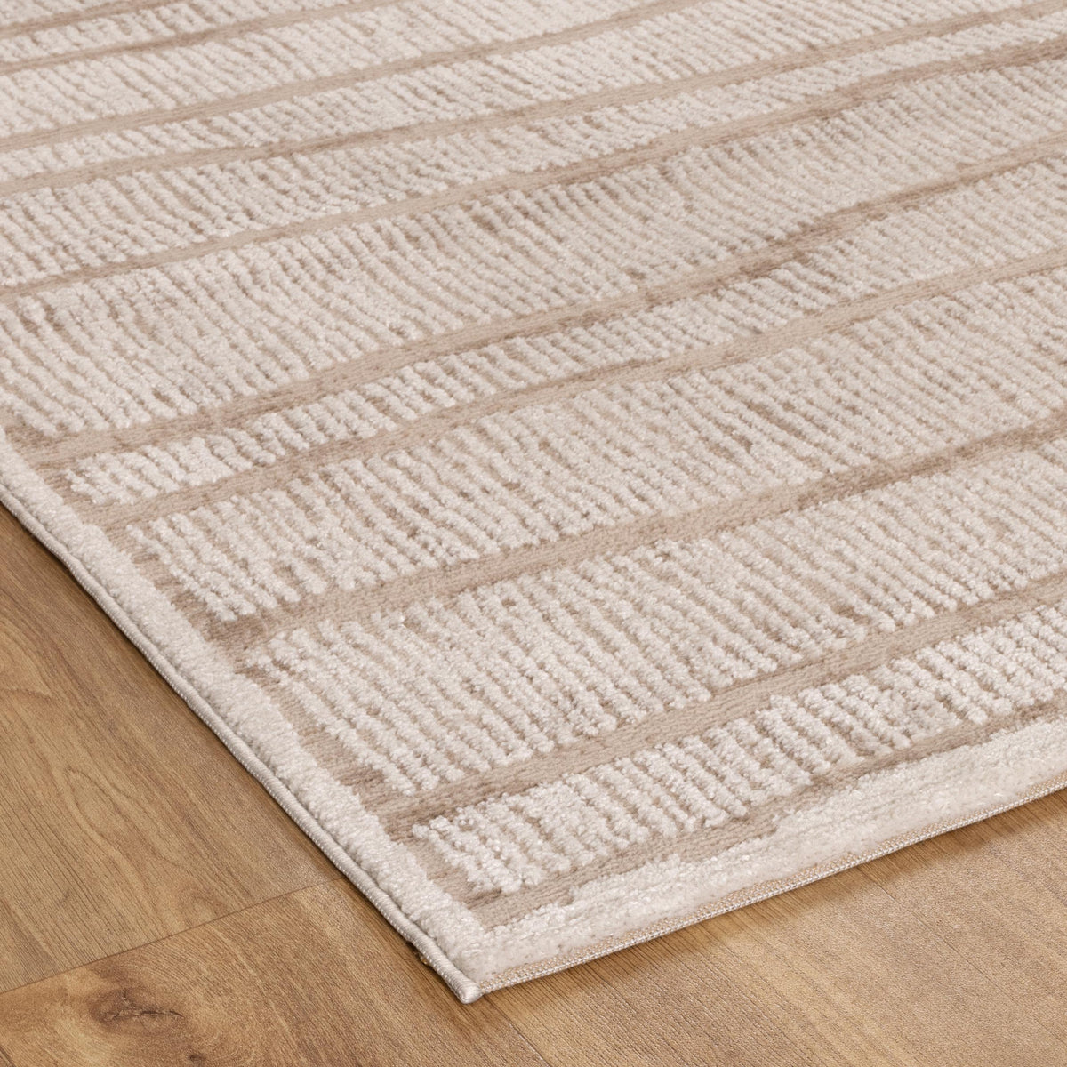 Sierra Abstract Ivory Lines Rug – view 3
