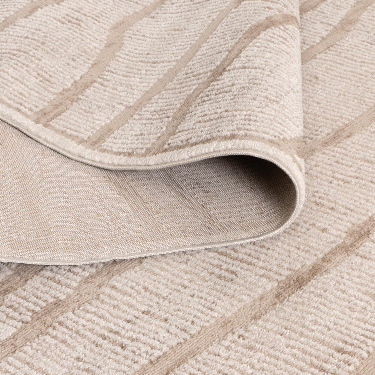Sierra Abstract Ivory Lines Rug – view 4