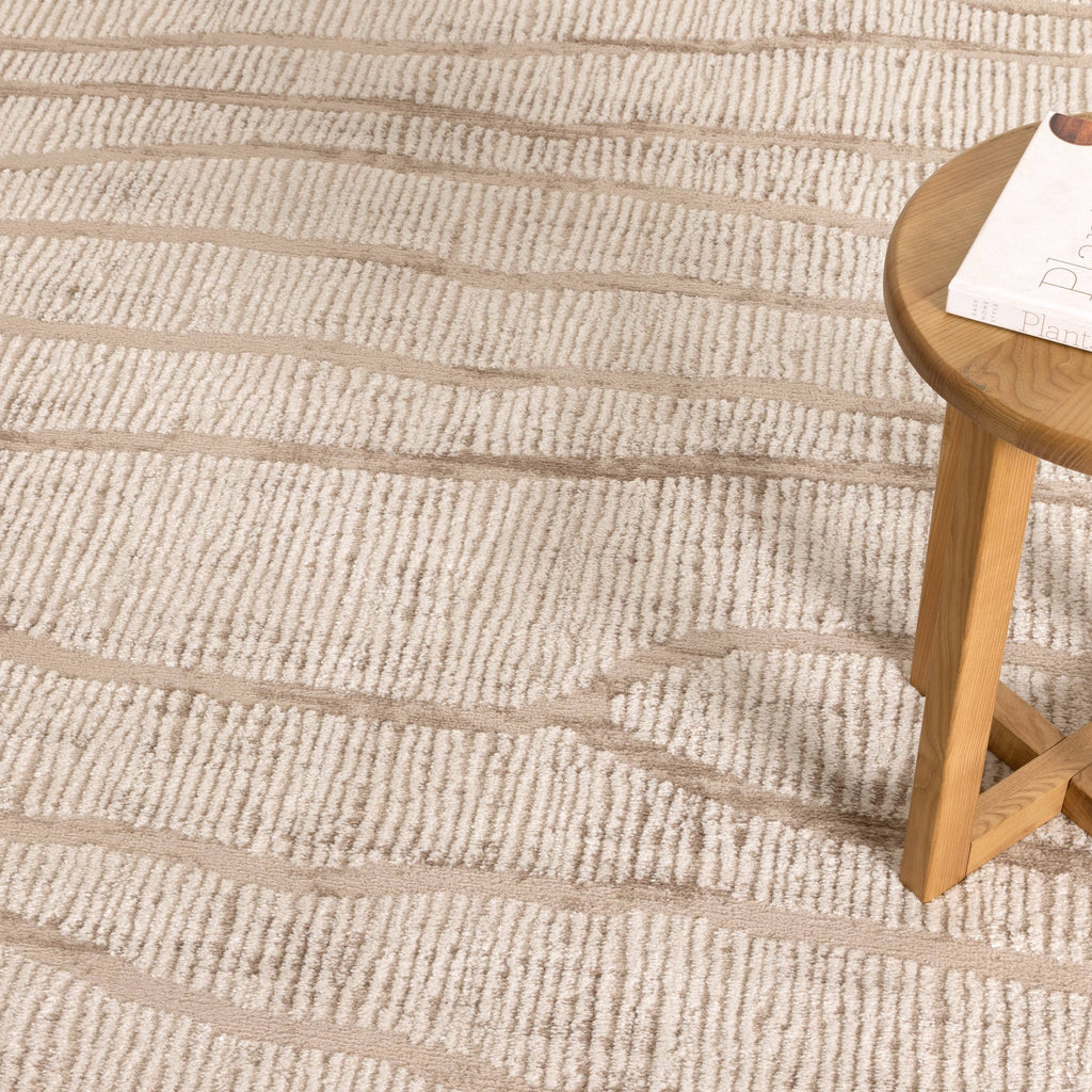Sierra Abstract Ivory Lines Rug – view 5
