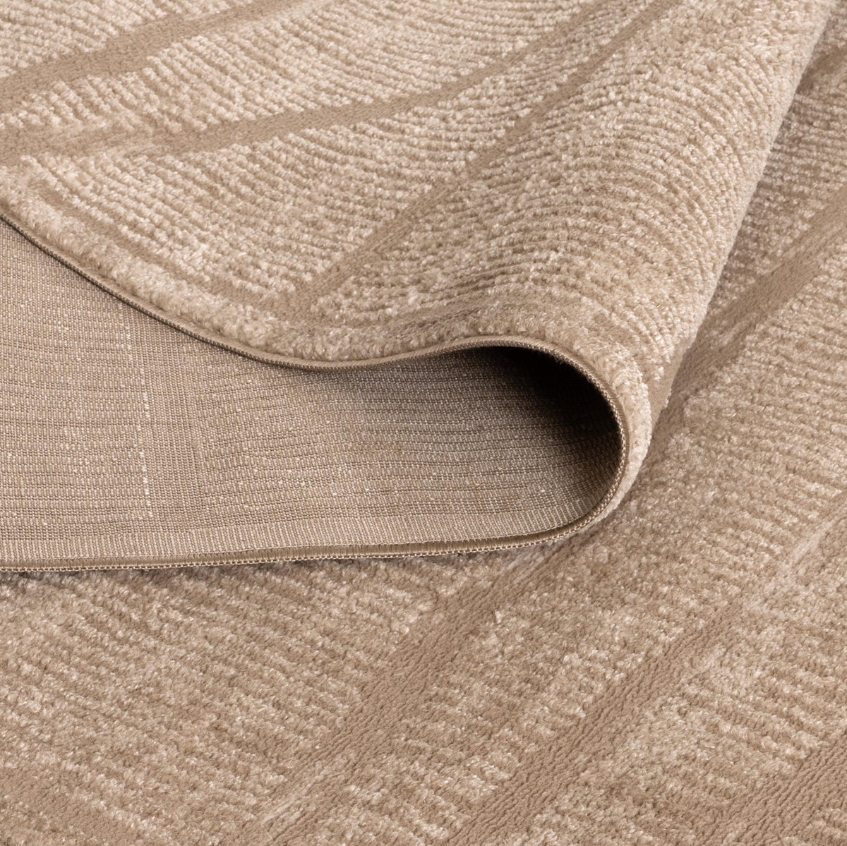 Sierra Abstract Beige Lines Rug – view 4