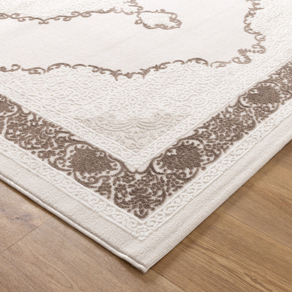 Amalfi Oriental Medallion Brown Rug - AMAL05 – view 3