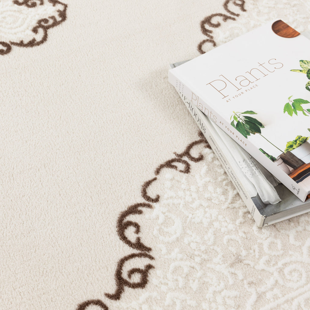 Amalfi Oriental Medallion Brown Rug - AMAL05 – view 5