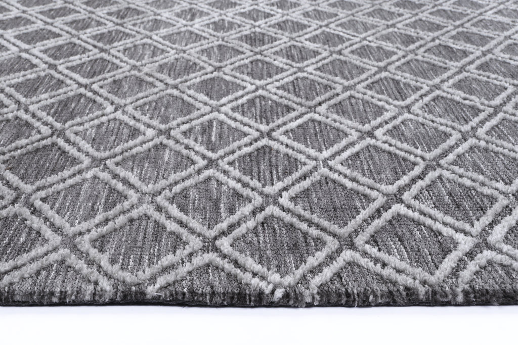 Amritsar Ajnala Grey Cotton Blend Rug – view 3