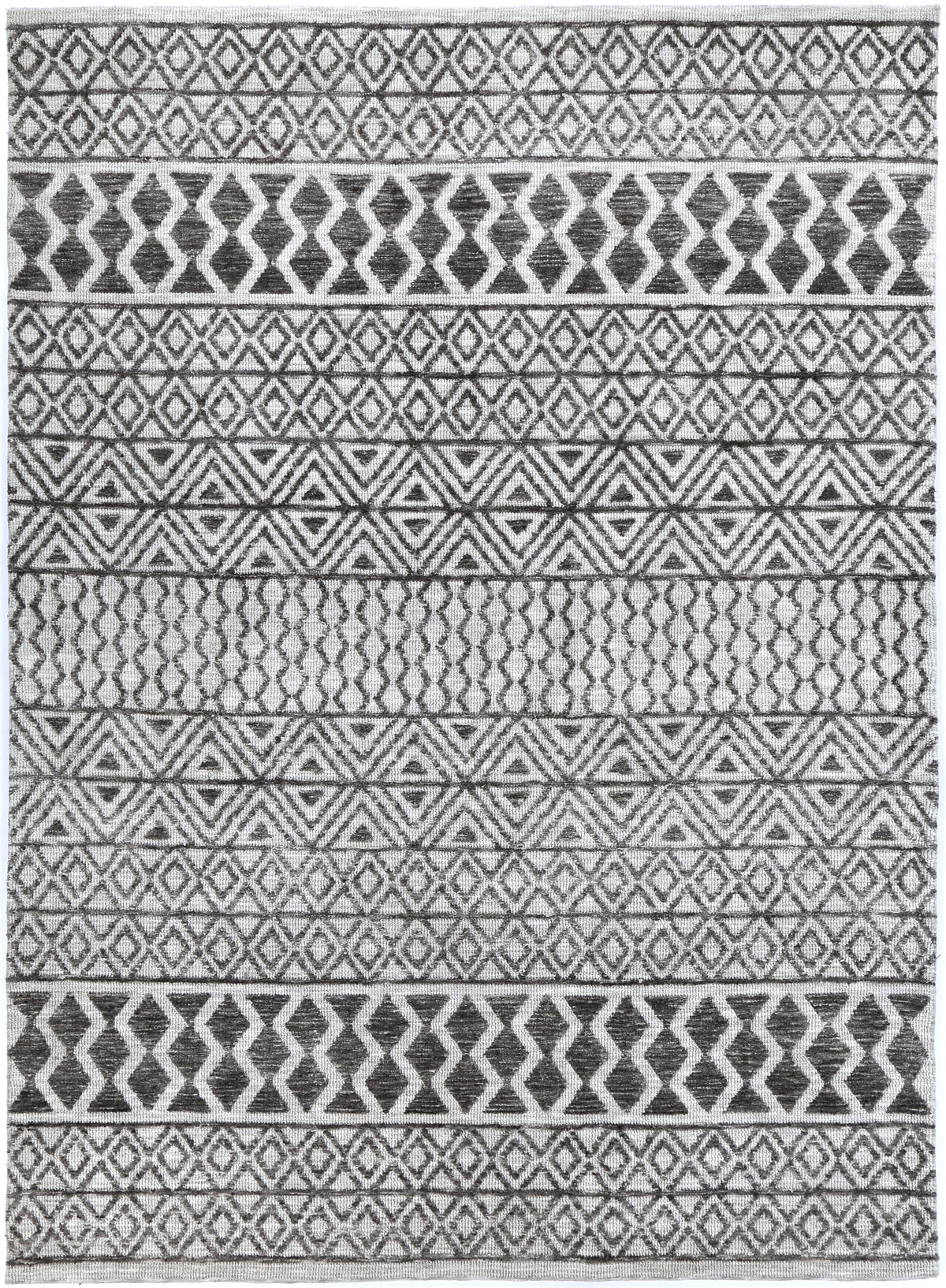 Amritsar Ramdass Grey Cotton Blend Rug – view 2