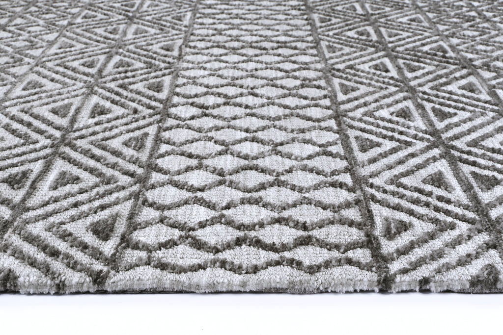 Amritsar Ramdass Grey Cotton Blend Rug – view 3