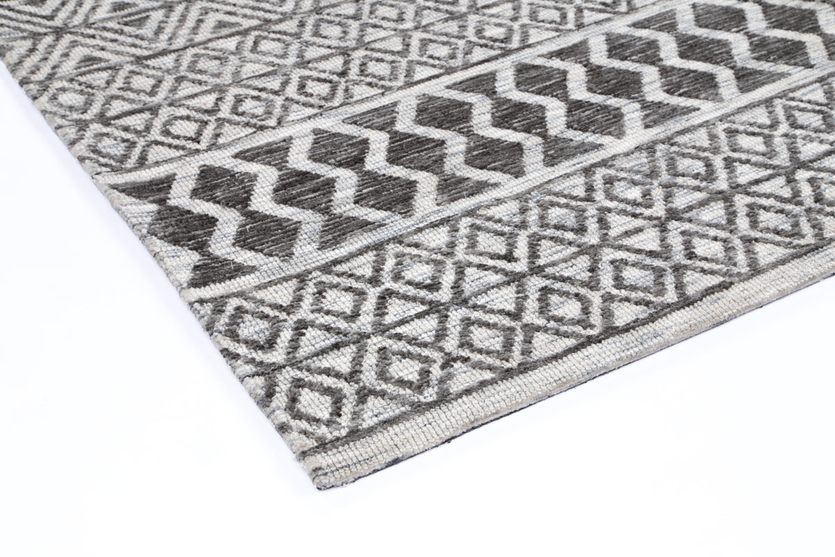 Amritsar Ramdass Grey Cotton Blend Rug – view 4