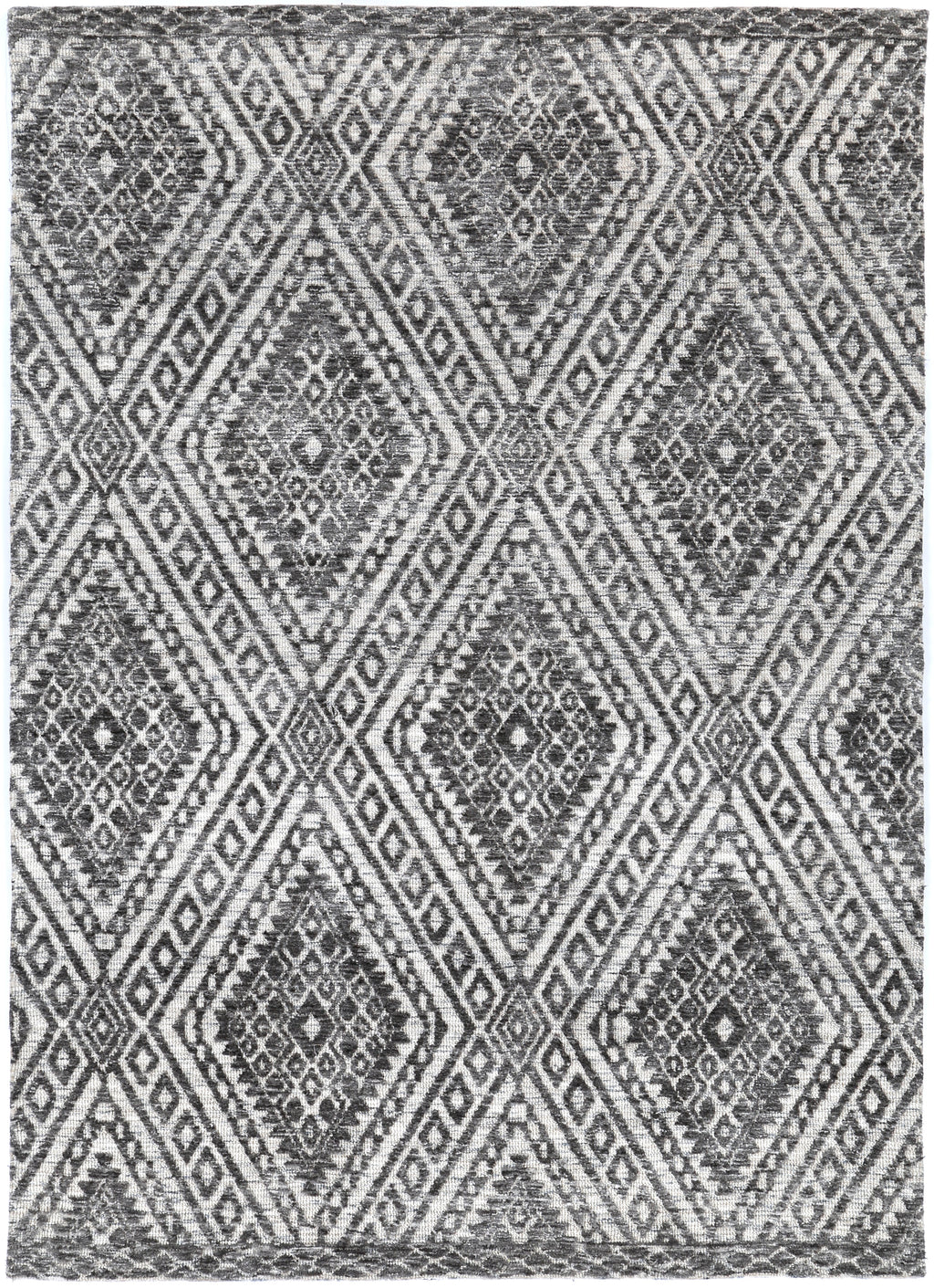 Amritsar Majitha Charcoal & Beige Cotton Blend Rug – view 2