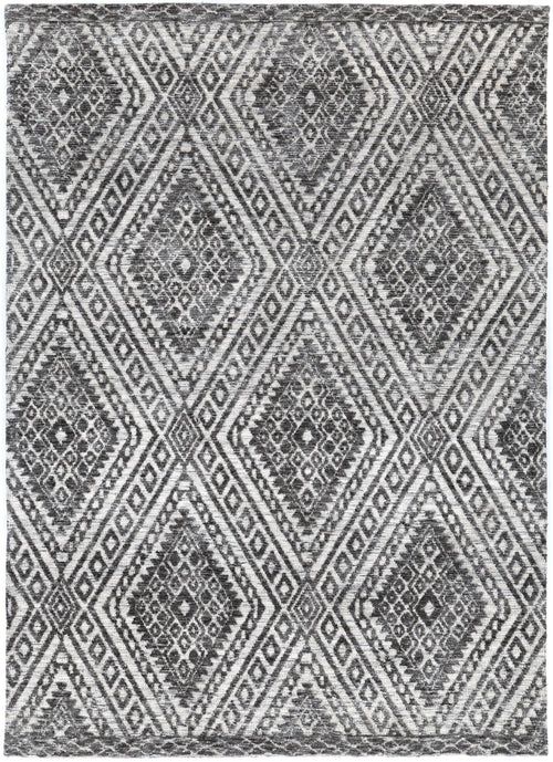 Amritsar Majitha Charcoal & Beige Cotton Blend Rug – view 2