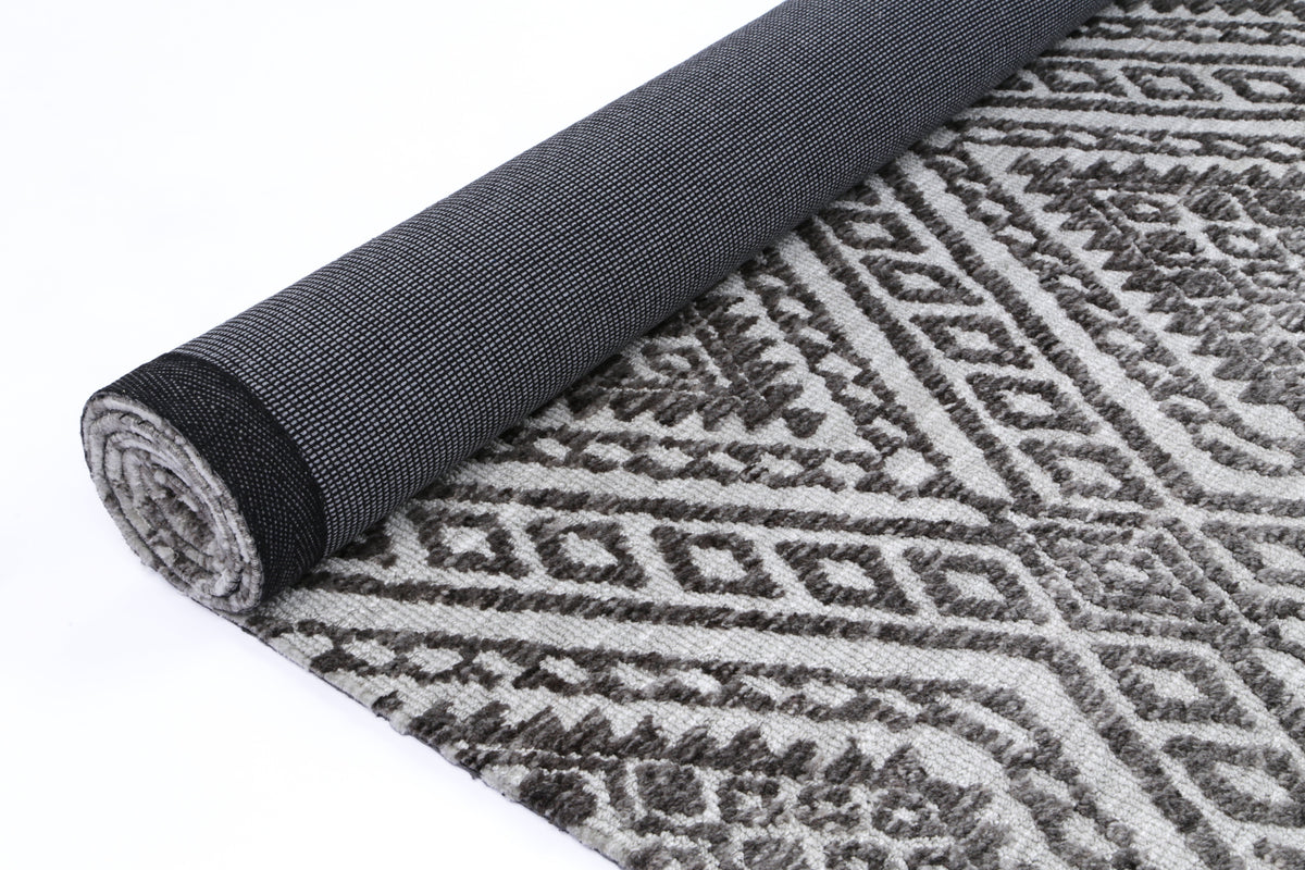Amritsar Majitha Grey Cotton Blend Rug – view 5