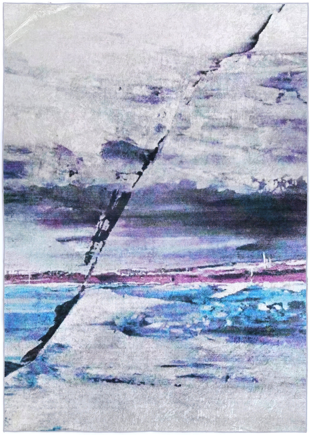 Angelic Multi Watercolour Pastel Non-Slip Rug - ANGE03 – view 2