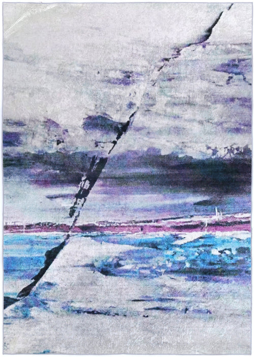 Angelic Multi Watercolour Pastel Non-Slip Rug - ANGE03 – view 2