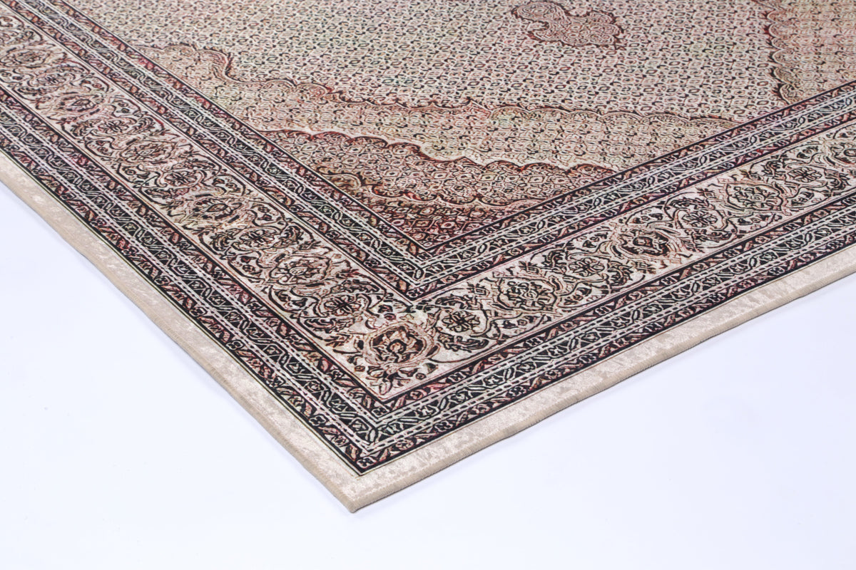 Angelic Medallion Red Non-Slip Rug - ANGE04 – view 4