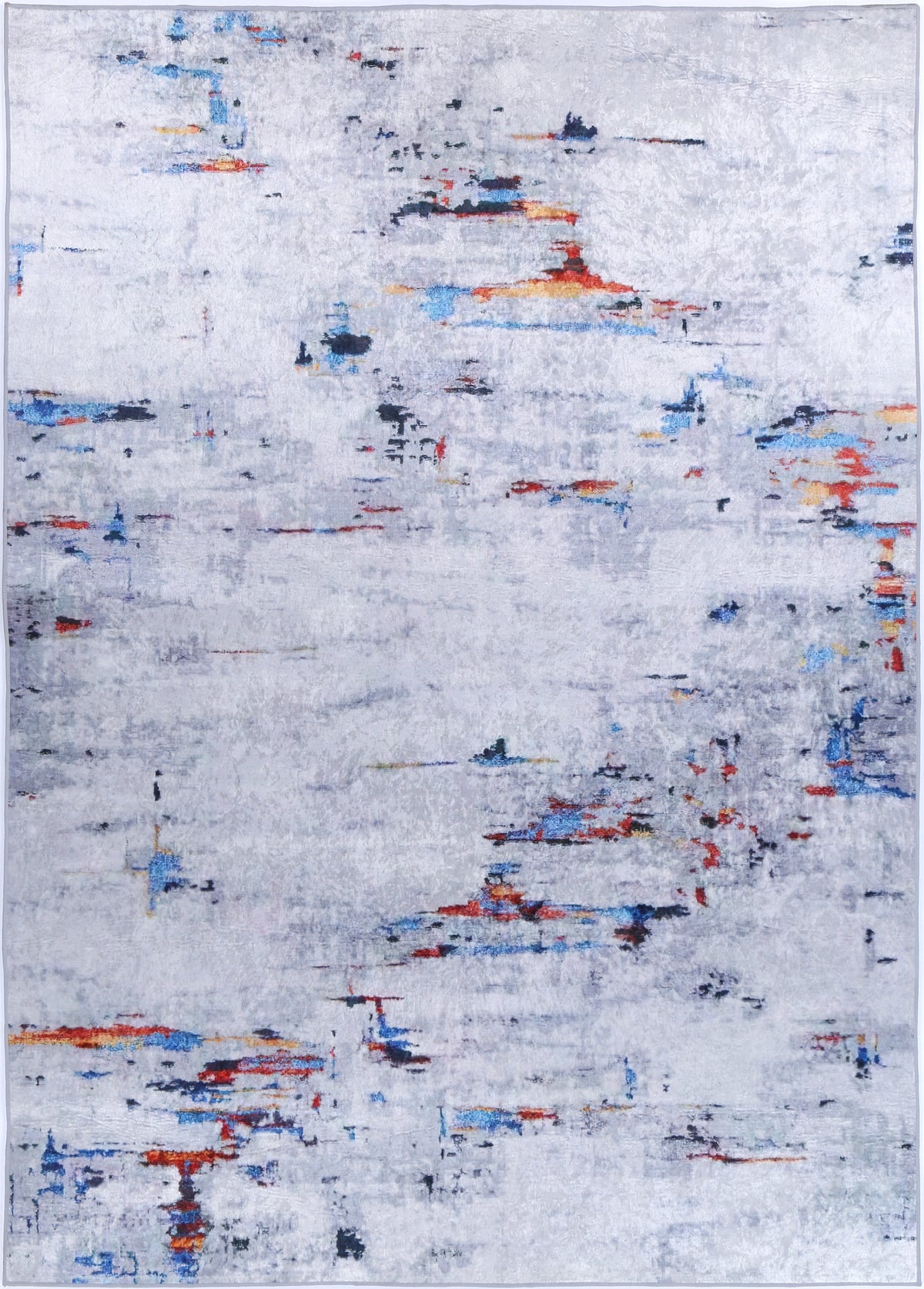 Angelic Painting Grey Multi Non-Slip Rug - ANGE08 – view 2