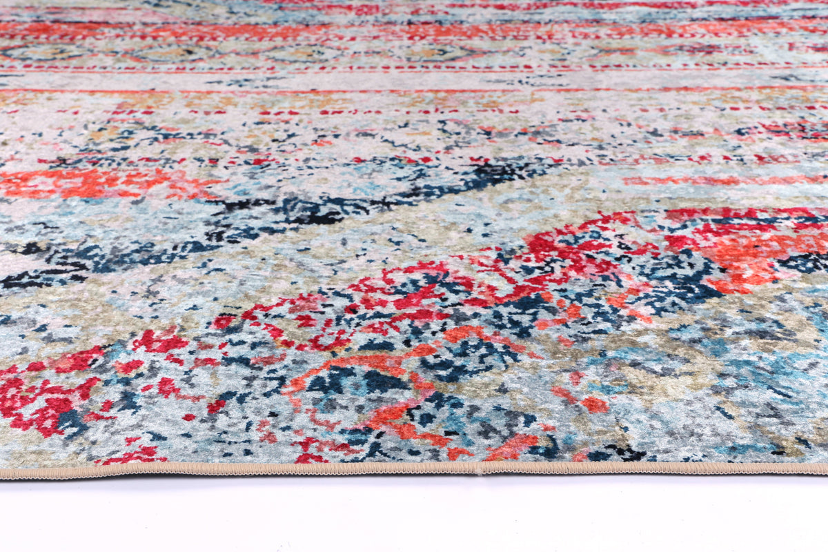 Angelic Boho Multi Non-Slip Rug - ANGE10 – view 3