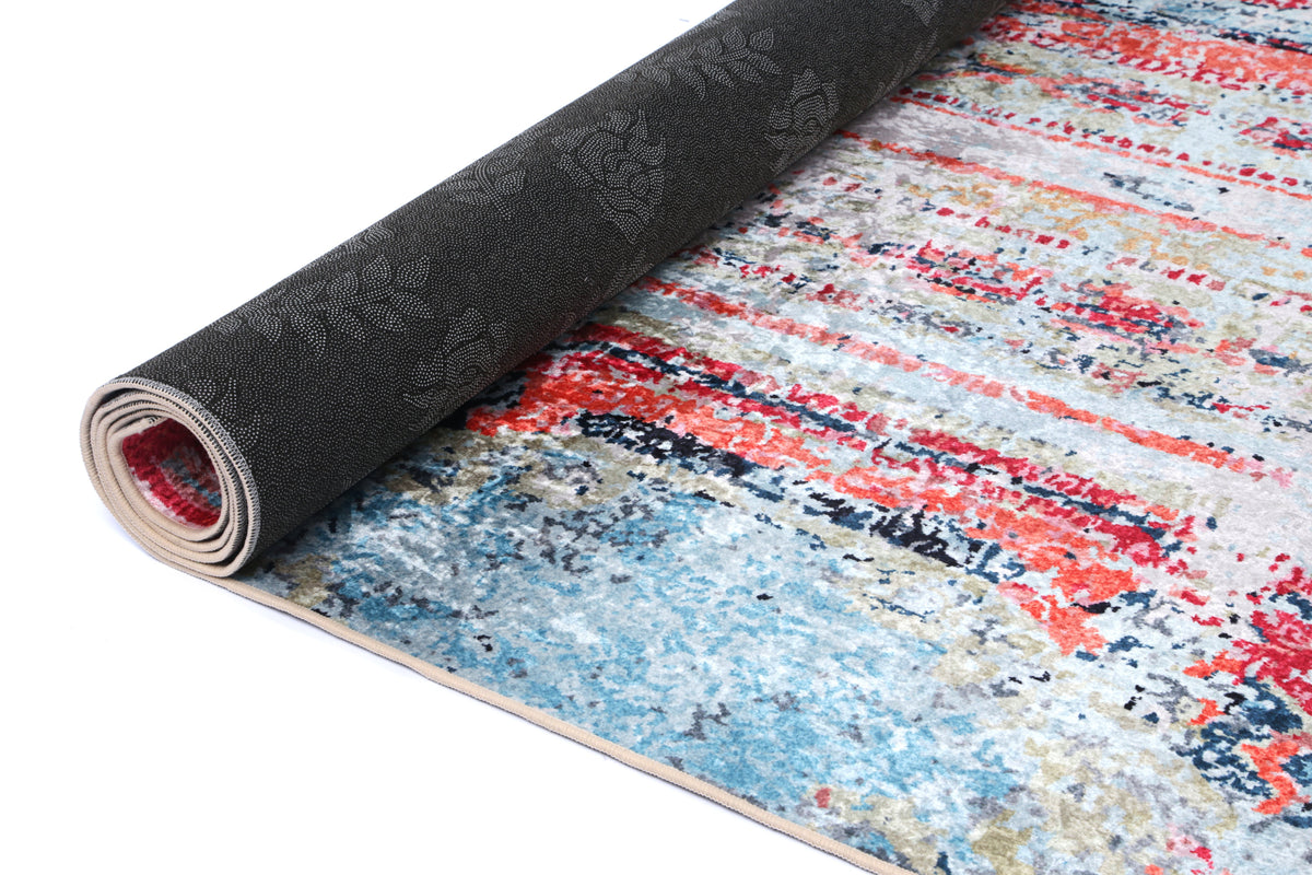 Angelic Boho Multi Non-Slip Rug - ANGE10 – view 5