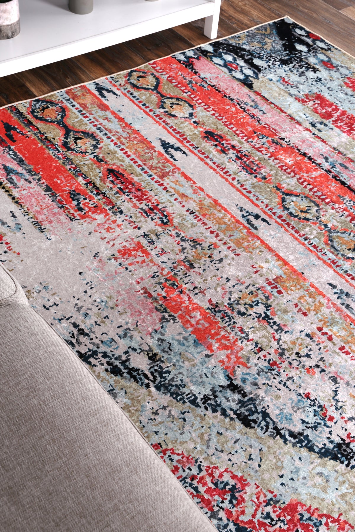 Angelic Boho Multi Non-Slip Rug - ANGE10 – view 6