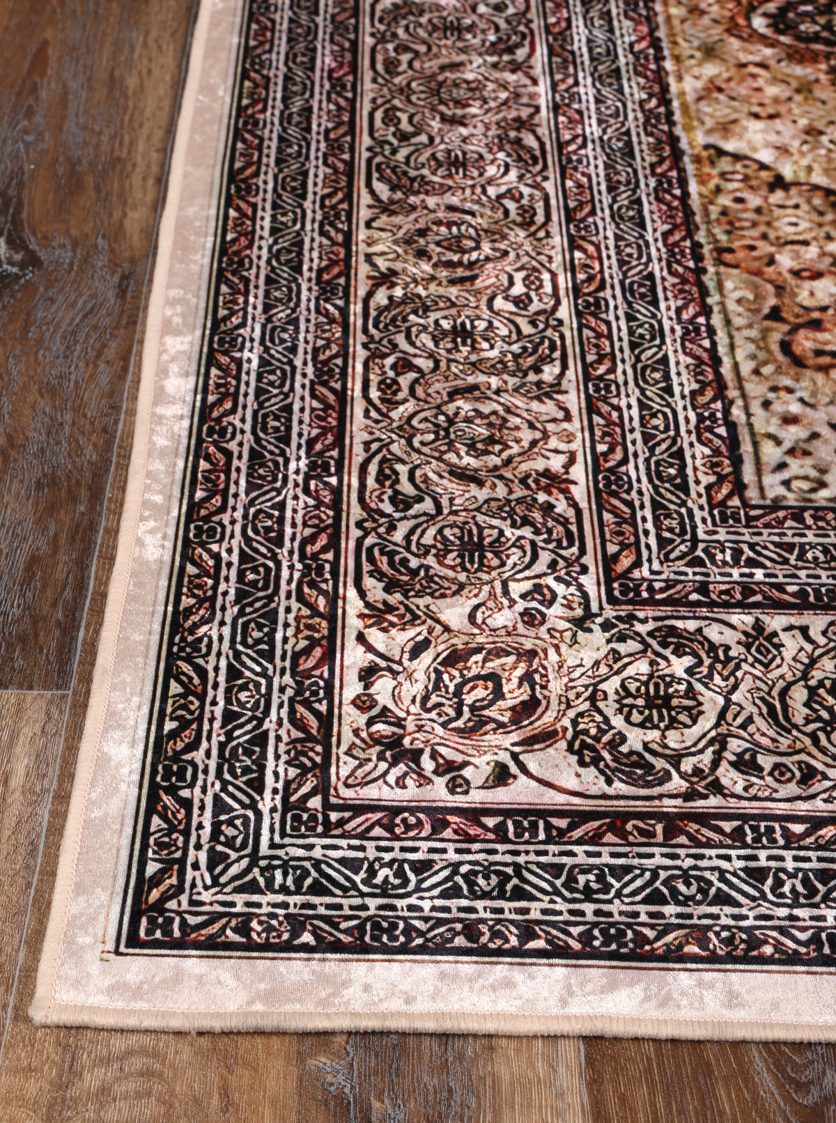Angelic Medallion Gold Non-Slip Rug - ANGE11 – view 7