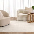 Sierra Arches Silver Rug styled with furniture