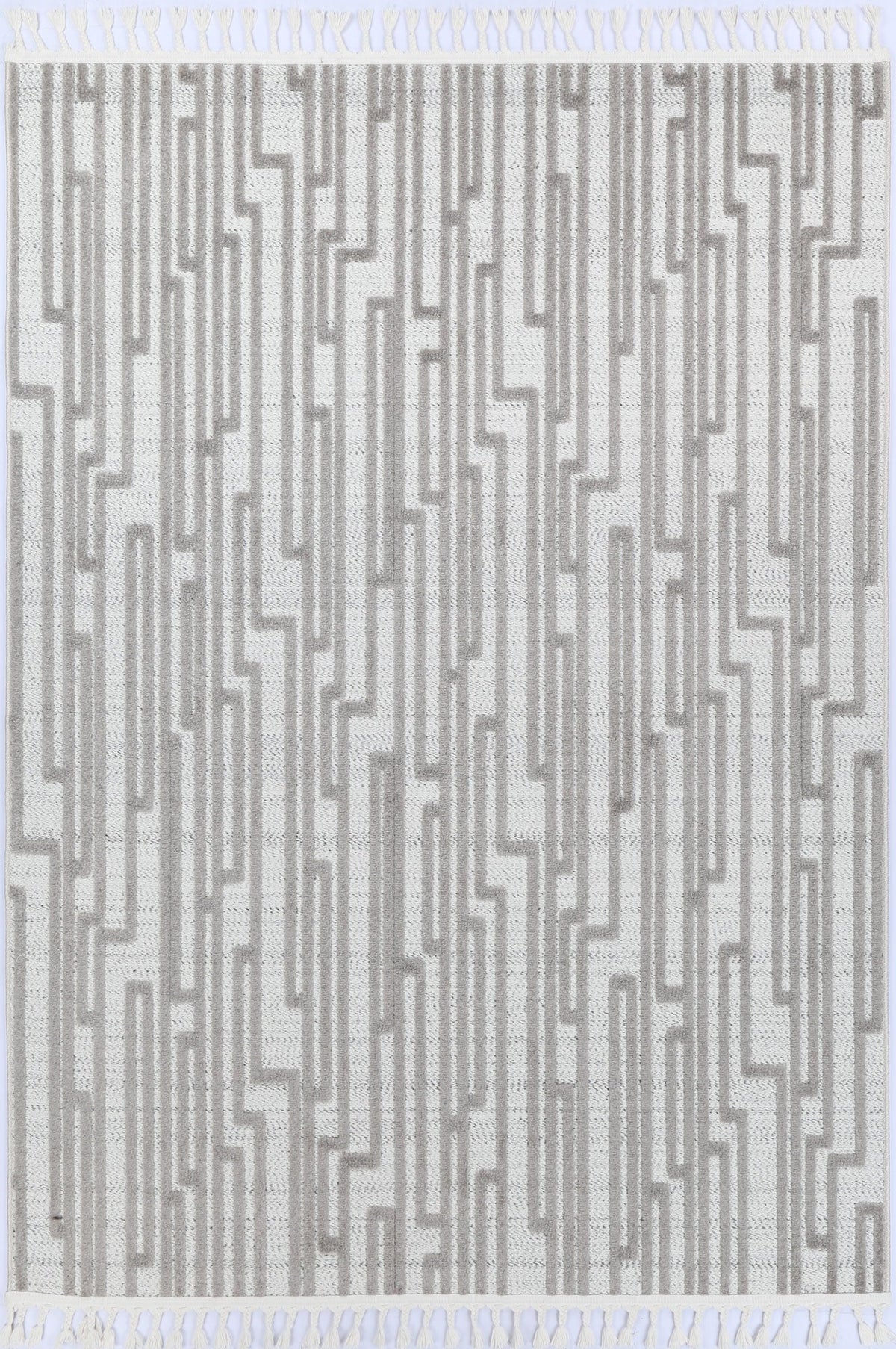 Ares Naxos Geometric Beige and Taupe Rug – view 2