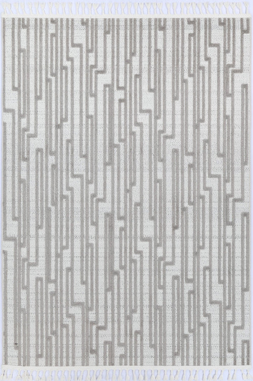 Ares Naxos Geometric Beige and Taupe Rug – view 2
