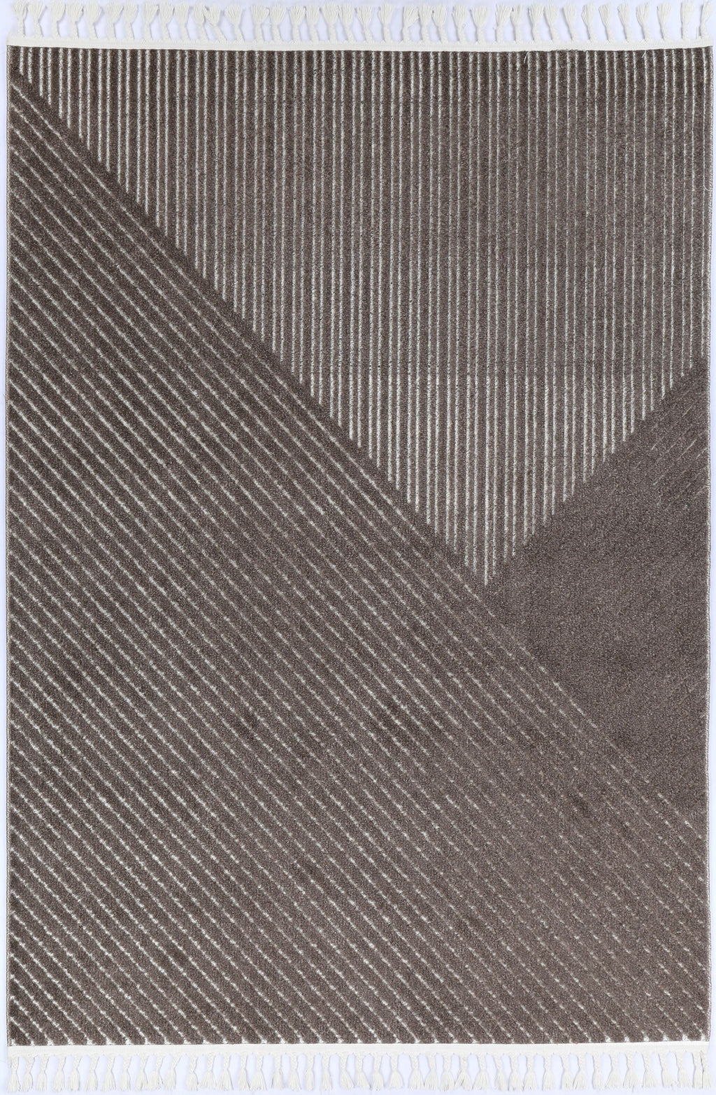 Ares Thasos Overlay Taupe Rug – view 2