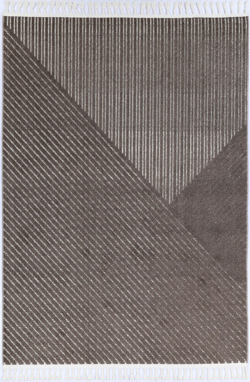 Ares Thasos Overlay Taupe Rug – view 2