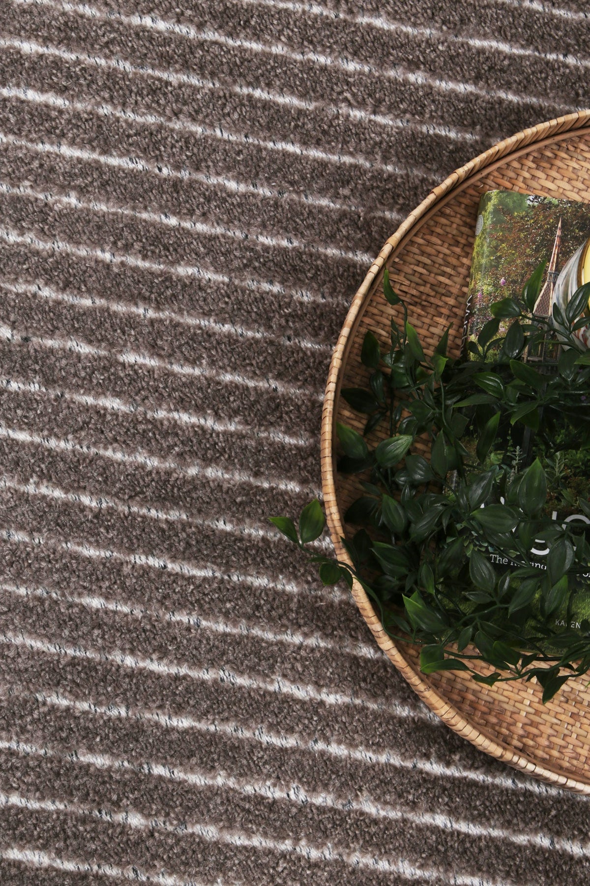 Ares Thasos Overlay Taupe Rug – view 6