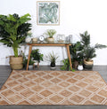 Artisan Beige Parquetry Rug styled with furniture