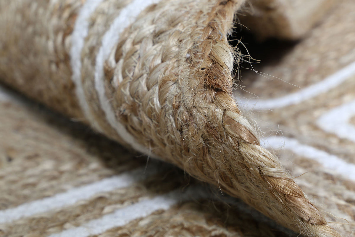 Artisan Beige Parquetry Rug – view 8