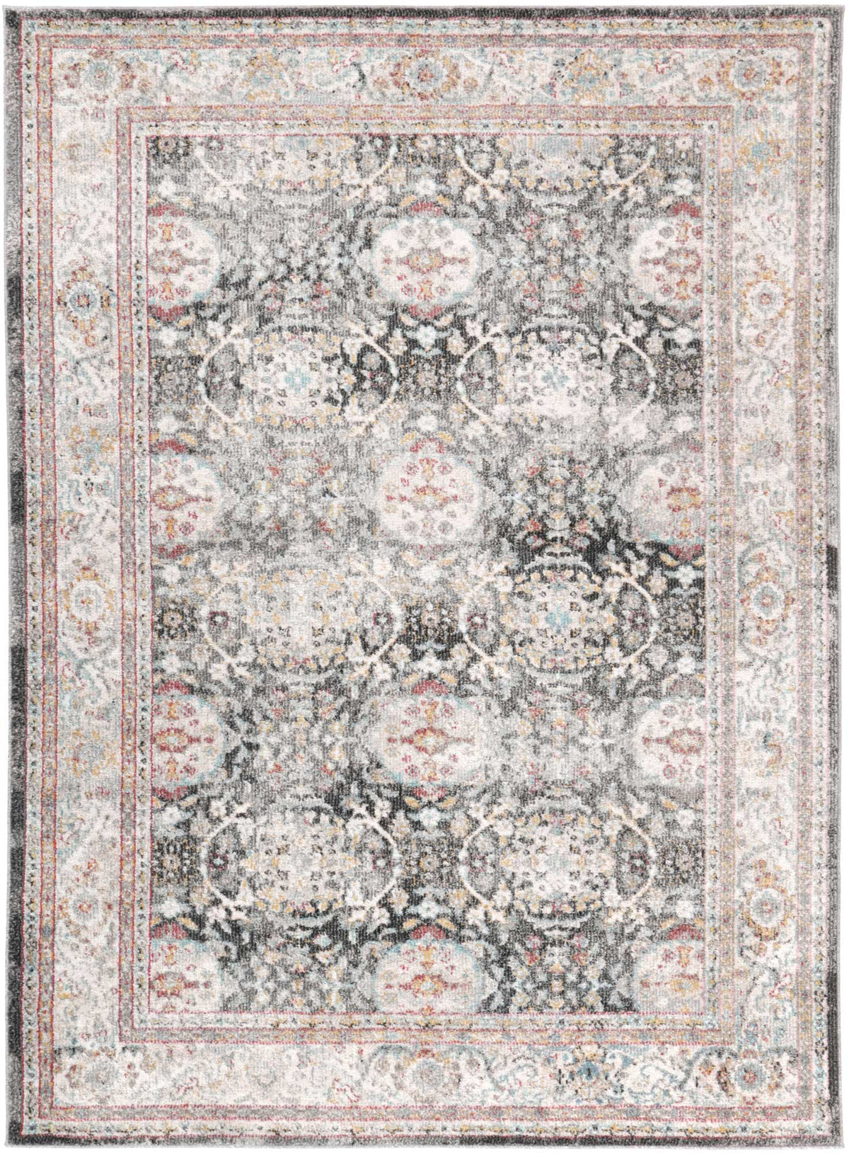 Artifact Shang Ogee Black and Red Rug – view 2