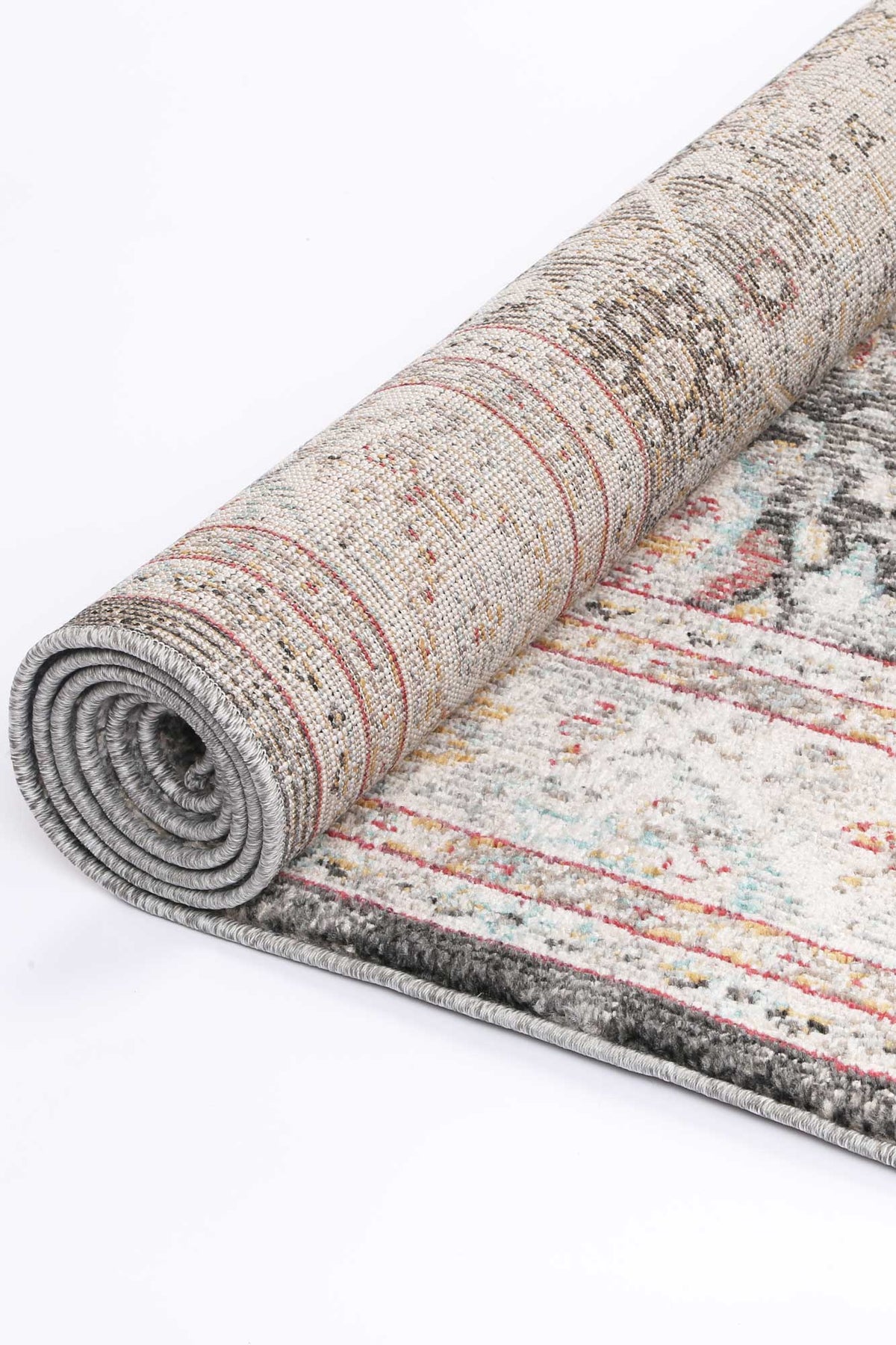 Artifact Shang Ogee Black and Red Rug – view 4