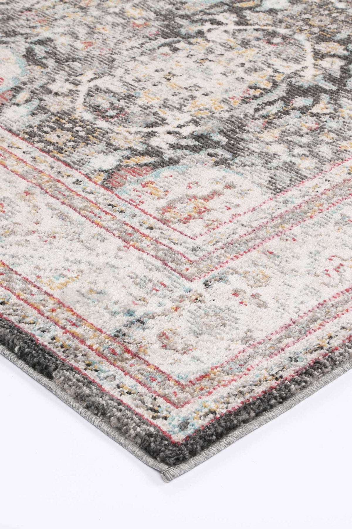 Artifact Shang Ogee Black and Red Rug – view 5