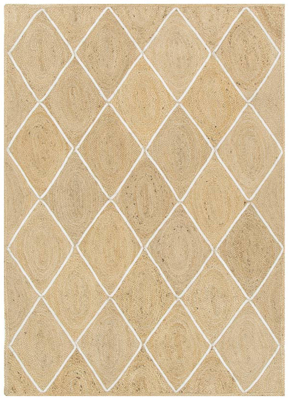 Artisan Pearl Diamond Rug – view 2