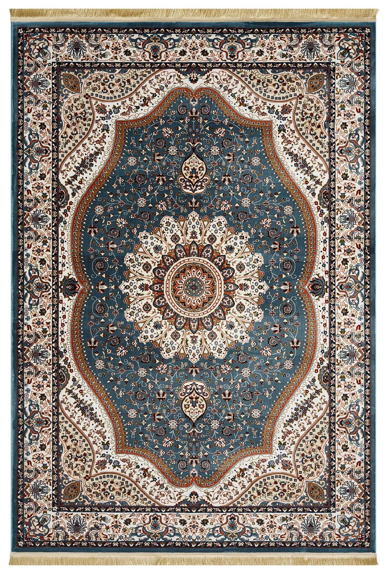 Asaryun Rugs H4158A - Elegant Turkish Blue Rug