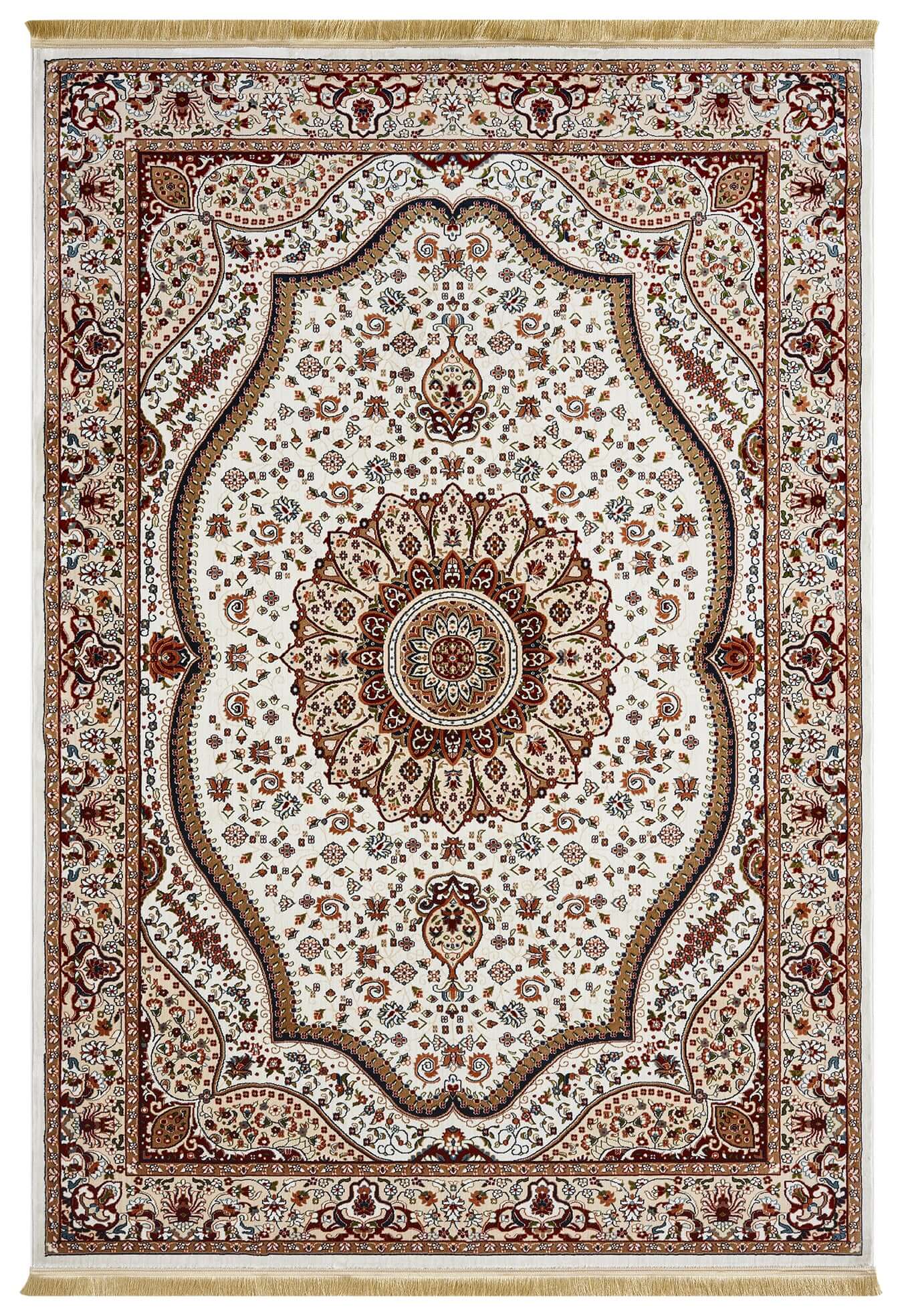 Asaryun Rugs H4158A Turkish Rug Cream - Elegant & Durable