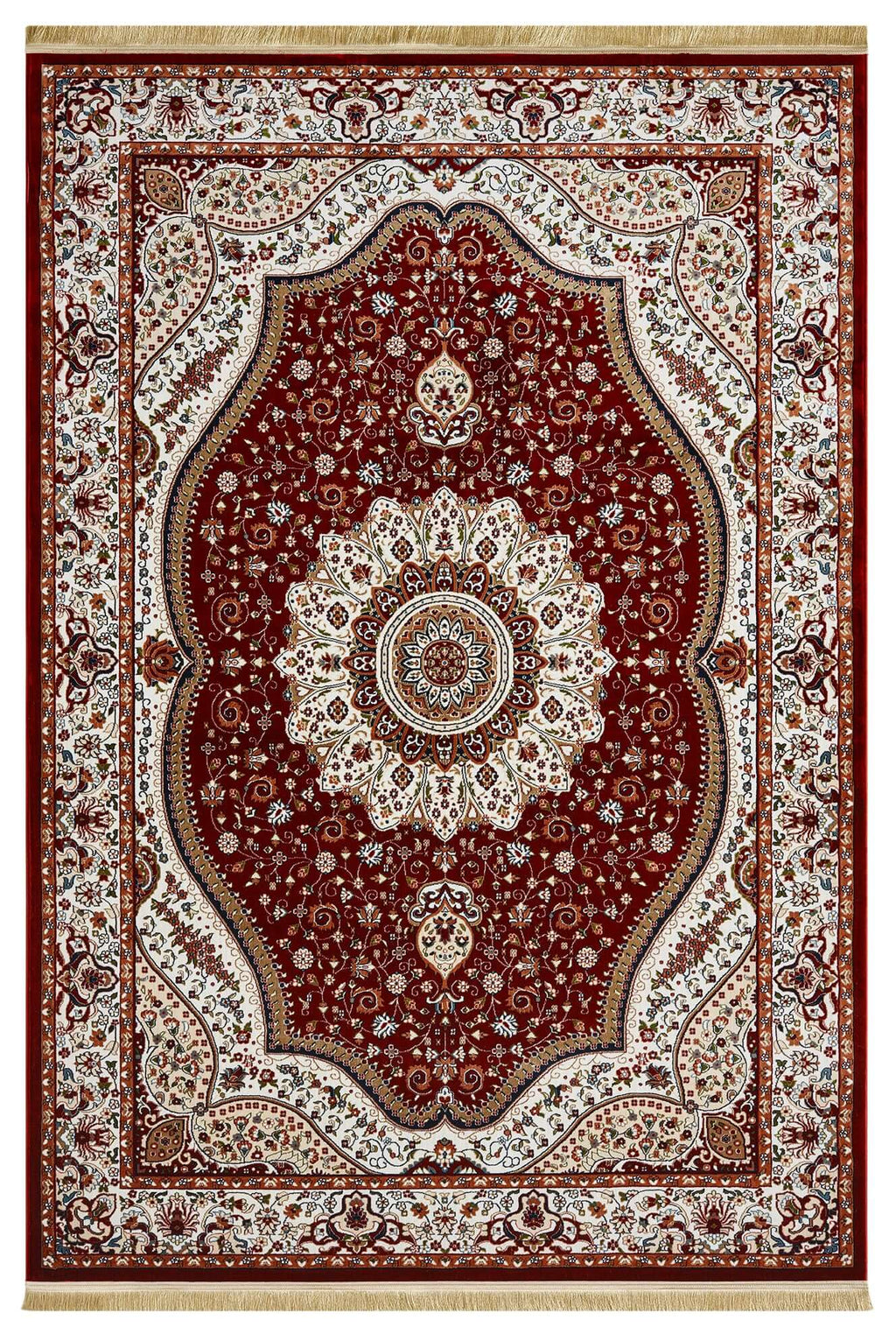 Asaryun Turkish Rug – H4158A Dark Red | Elegant Home Decor