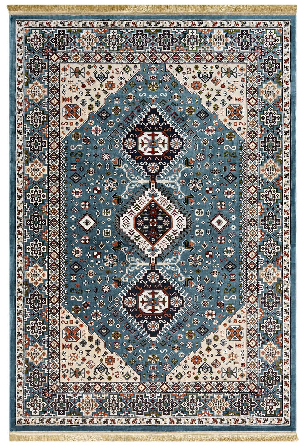 Asaryun Rugs H4320A Turkish Rug in Elegant Blue - Shop Now!
