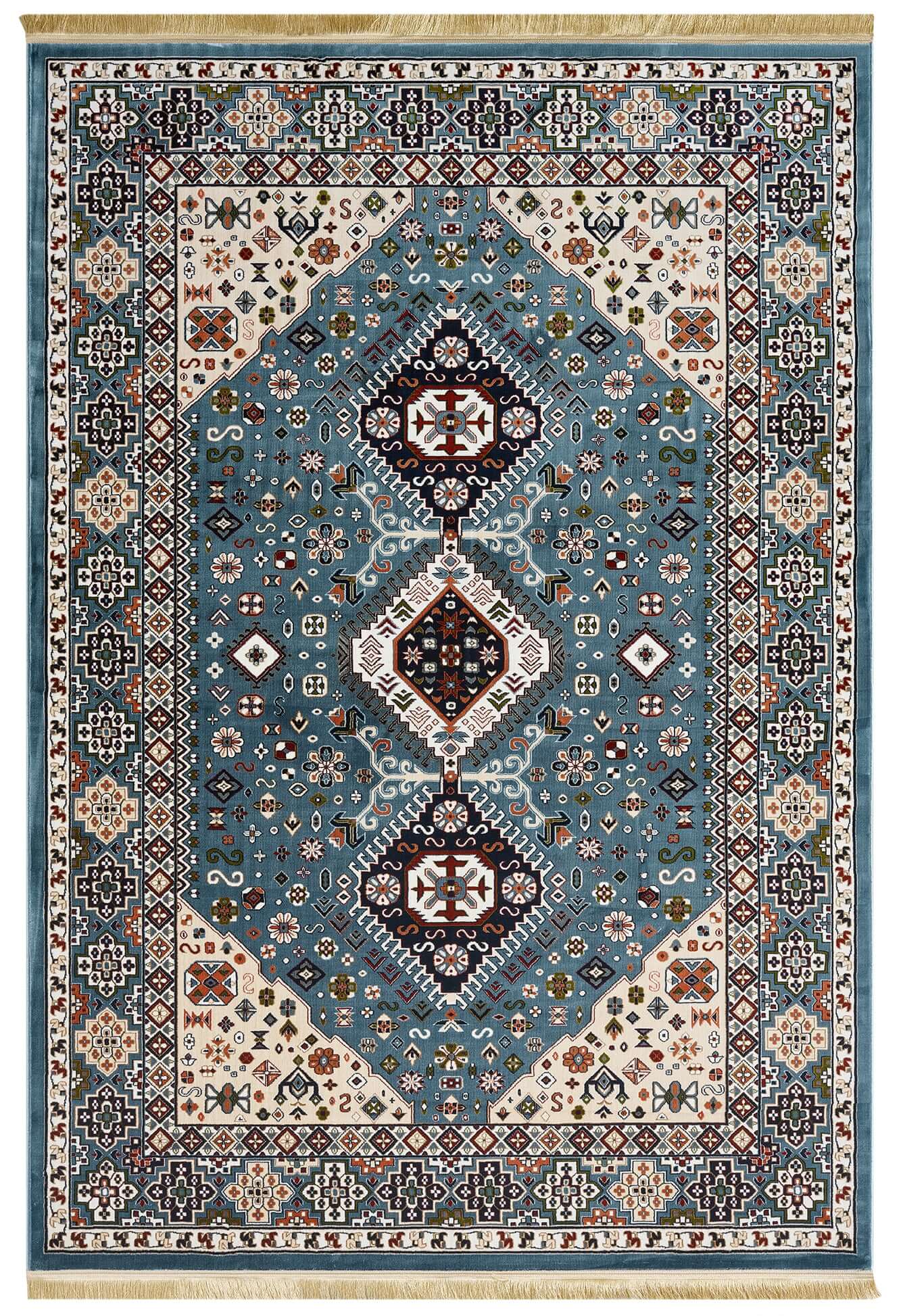 Asaryun Rugs H4320A Turkish Rug in Elegant Blue - Shop Now!