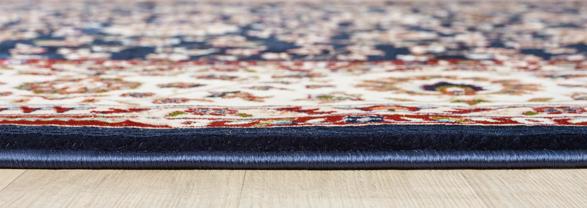 Asaryun Rugs H5500A Turkish Rug in Navy Blue Elegance
