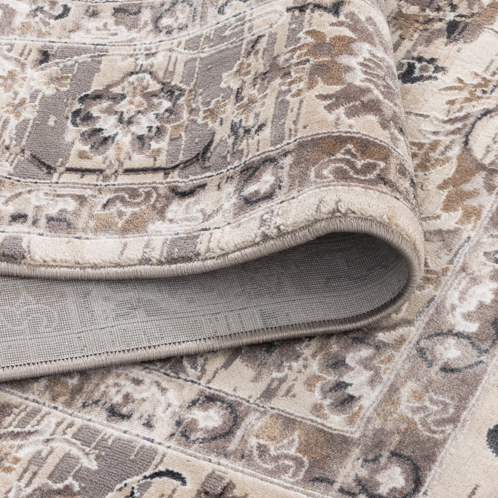 Atina Distressed Transitional Beige Grey Rug - AT05 – view 4