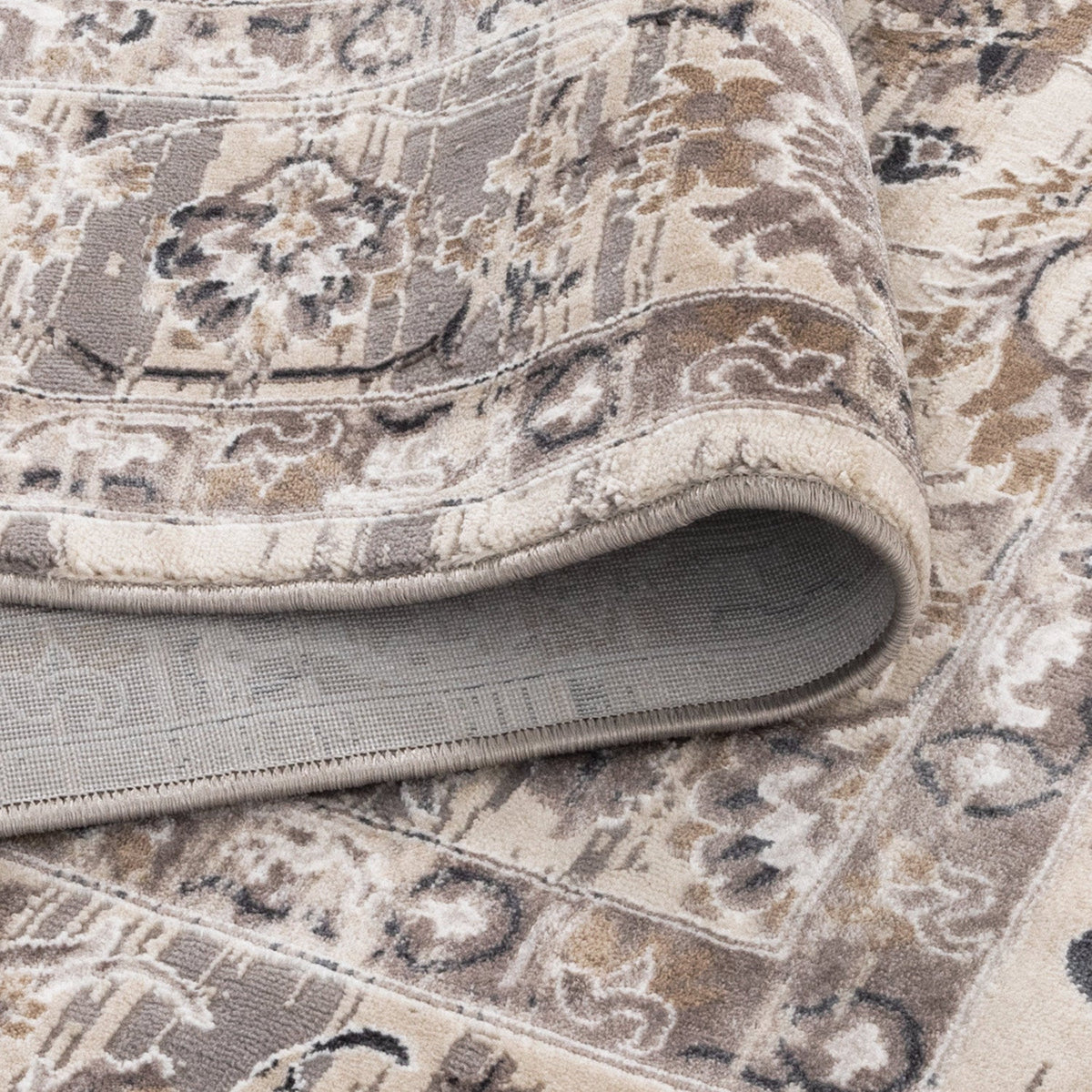 Atina Distressed Transitional Beige Grey Rug - AT05 – view 4