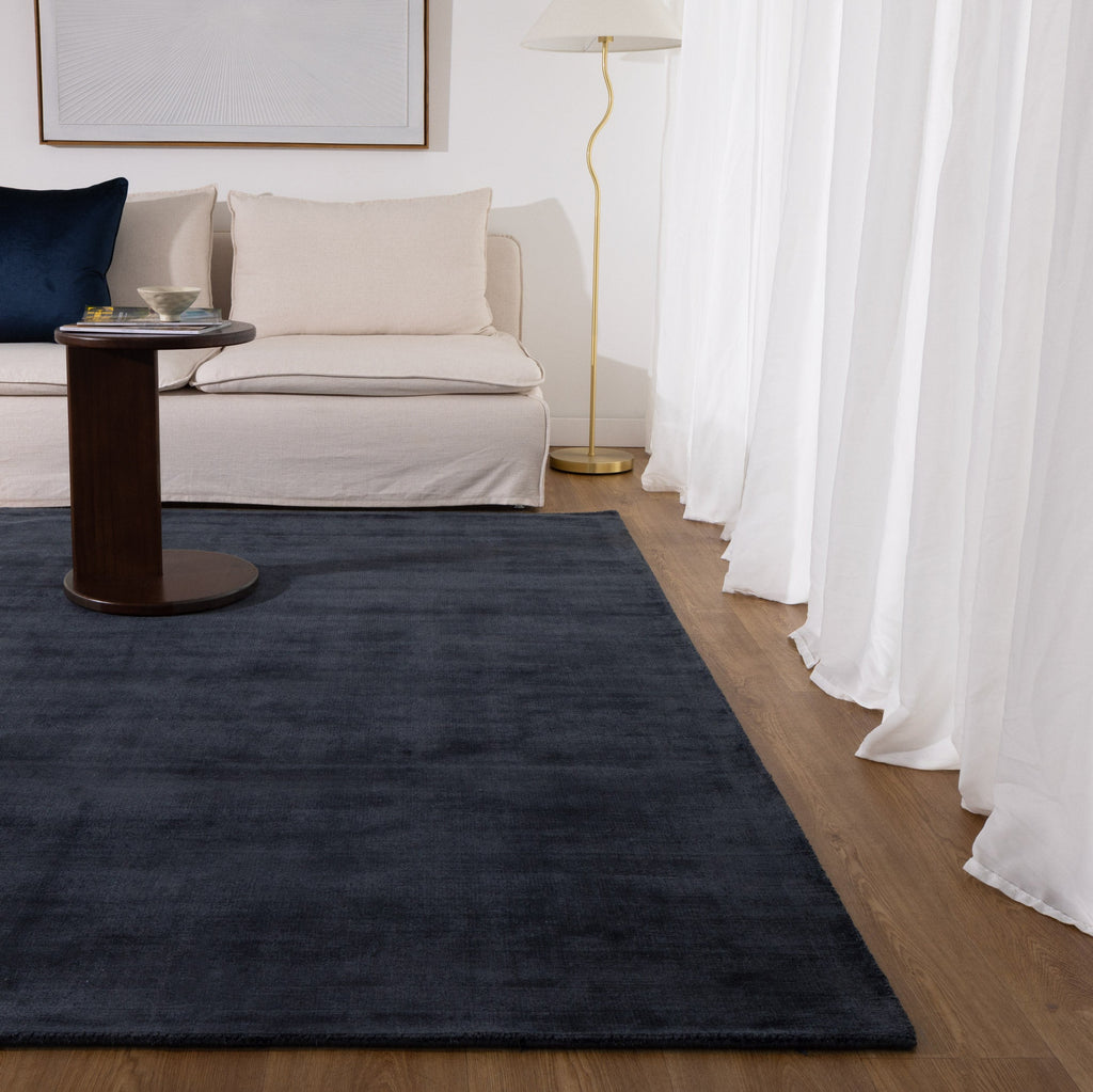 Reverie Atlantic Rug styled with furniture
