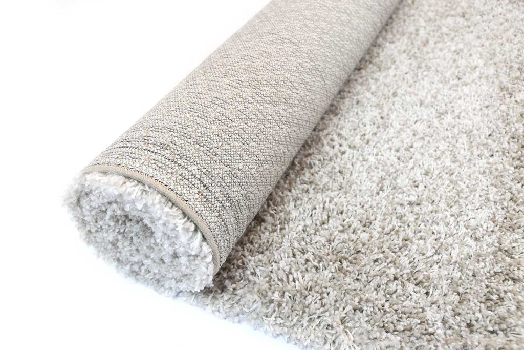 Austin Beige Cream Shaggy Rug – view 5