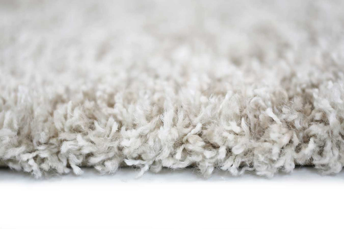 Austin Beige Cream Shaggy Rug – view 3