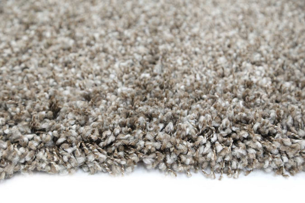 Austin Brown Beige Shaggy Rug – view 3
