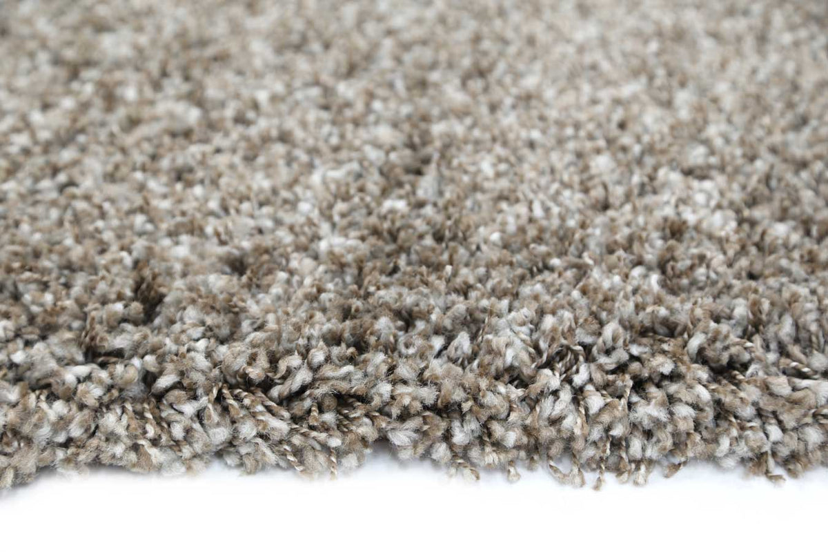Austin Brown Beige Shaggy Rug – view 3