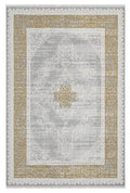 Kervan Rug A7114 Grey Gold Turkish Rug, Kervan Rug - A7114 Grey Gold Turkish Rug for Busy Homes