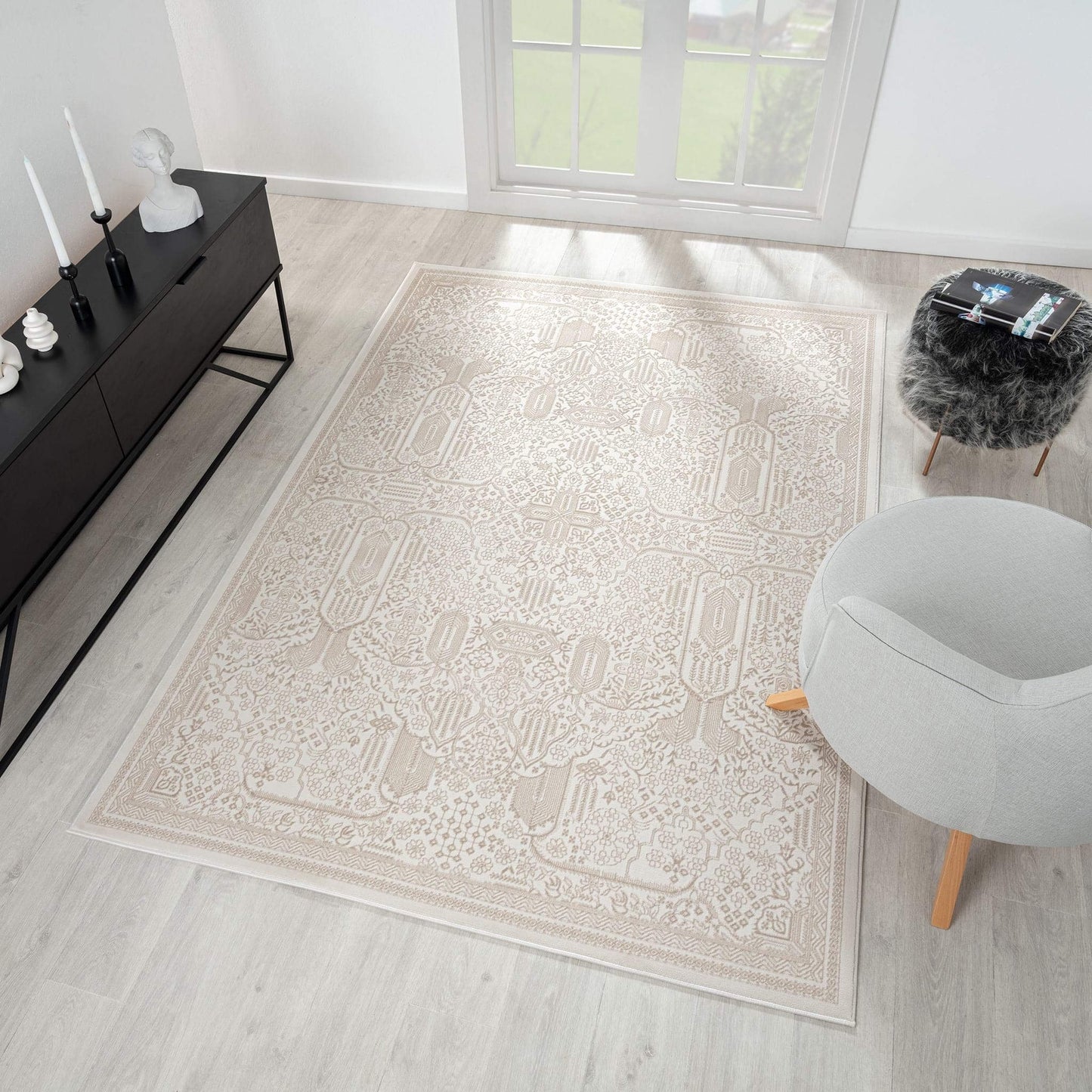 Abstract Modern Turkish Rugs 472 Sand-Explore our exquisite collection of abstract modern Turkish rugs, featuring unique designs and vibrant colors. Crafted with precision and high-quality materials, these rugs are perfect for adding a touch of contempora