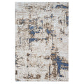 Abstract Modern Turkish Rugs Fable 475 Arctic showcasing serene tones and textured design in contemporary settings.