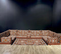 Brown Serenity U-Shape Majlis Sofa Set